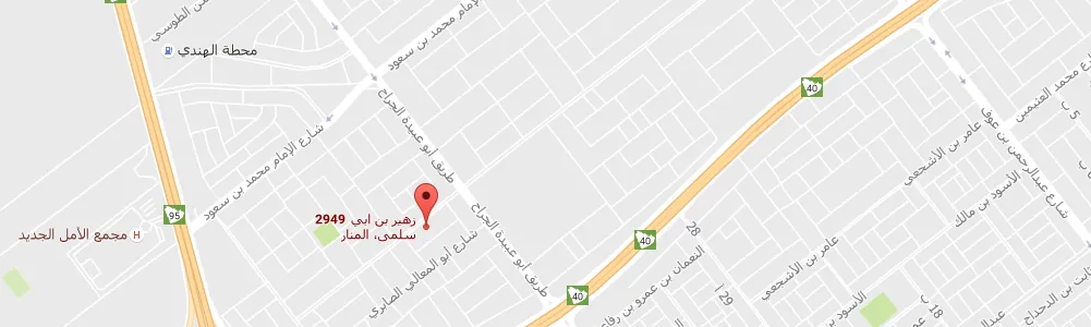 Map to Alshamlan administrative office in Dammam